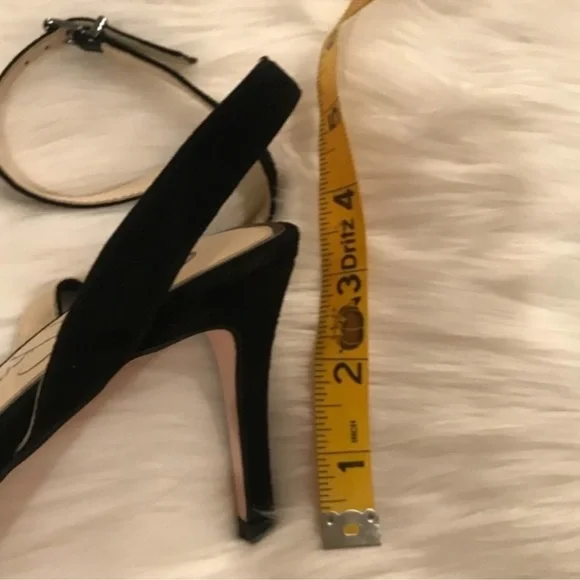 NEW Jessica Simpson Black Suede Heels - Picture 3 of 9